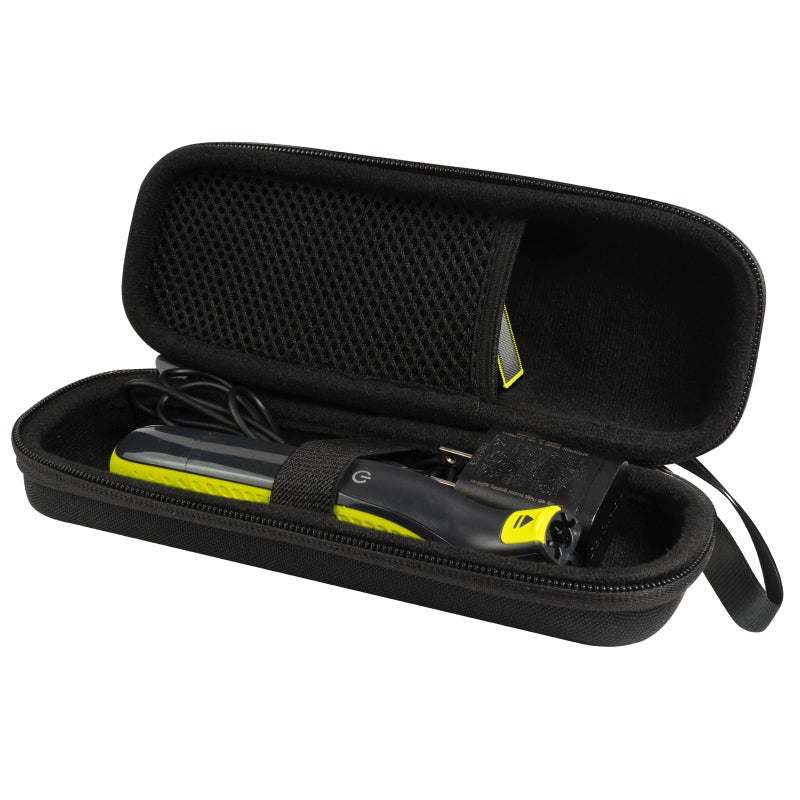 ZORETCO Hard Travel Carrying Case for Hybrid Electric Trimmer and Shaver, Portable Organizer Storage Bag for QP2520, QP2530, QP2620, QP2630- Black - Image 1