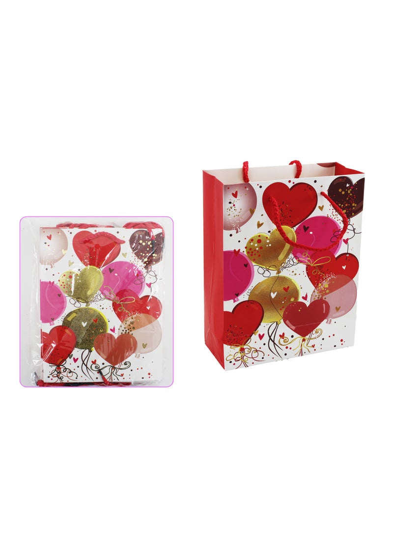 PARTY FUN LOVE PAPER GIFT BAG For Parties, Wedding, and Special Occasions 18x23x8CM  - Image 3