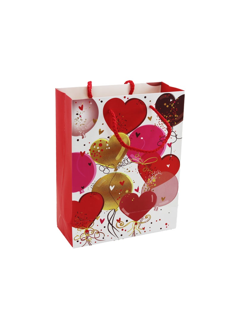 PARTY FUN LOVE PAPER GIFT BAG For Parties, Wedding, and Special Occasions 18x23x8CM  - Image 2