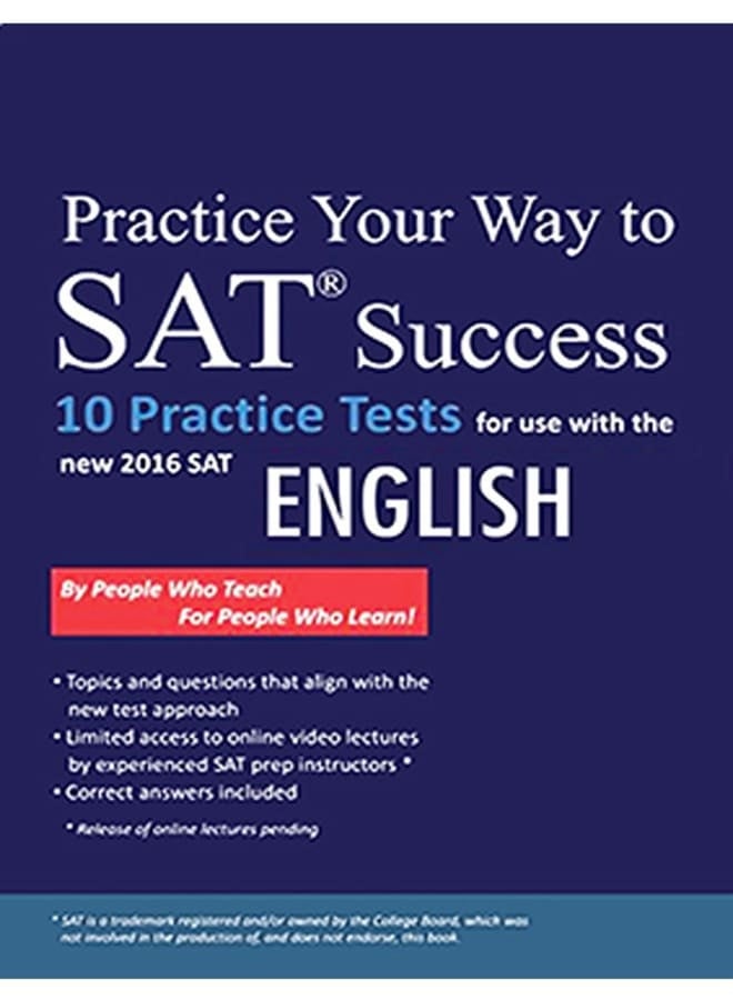 SAT 1 Success English 2016 Exam 10test with answer and no explaination