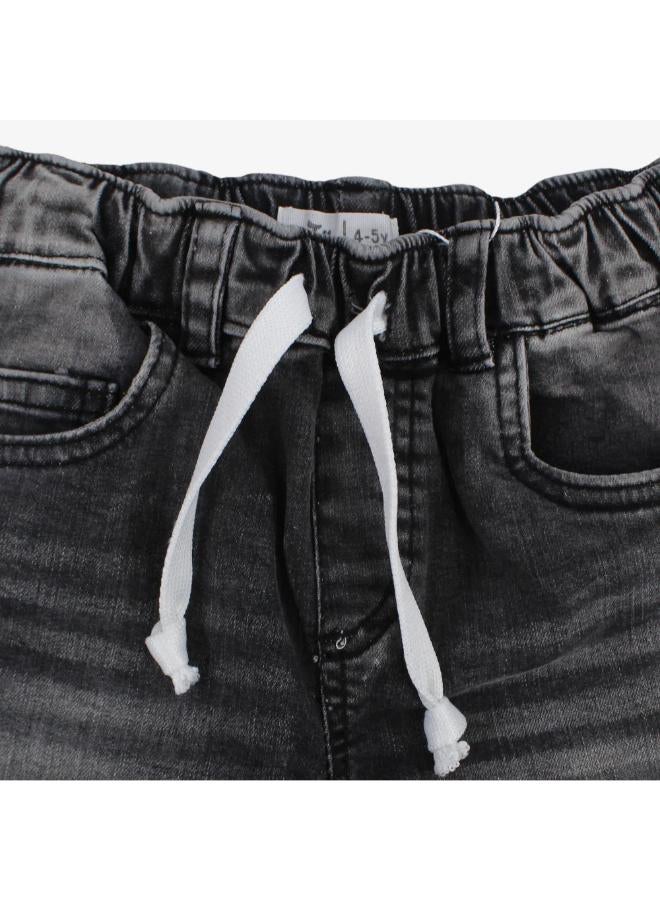 Boys Denim Shorts – Black Jeans - Image 3