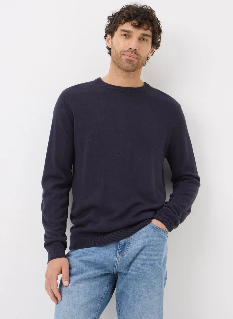 Matalan Navy Soft Touch Crew Neck Jumper