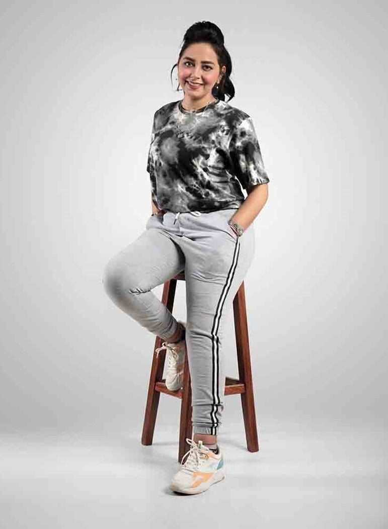 Women's summer Melton cotton - Grey - Image 1