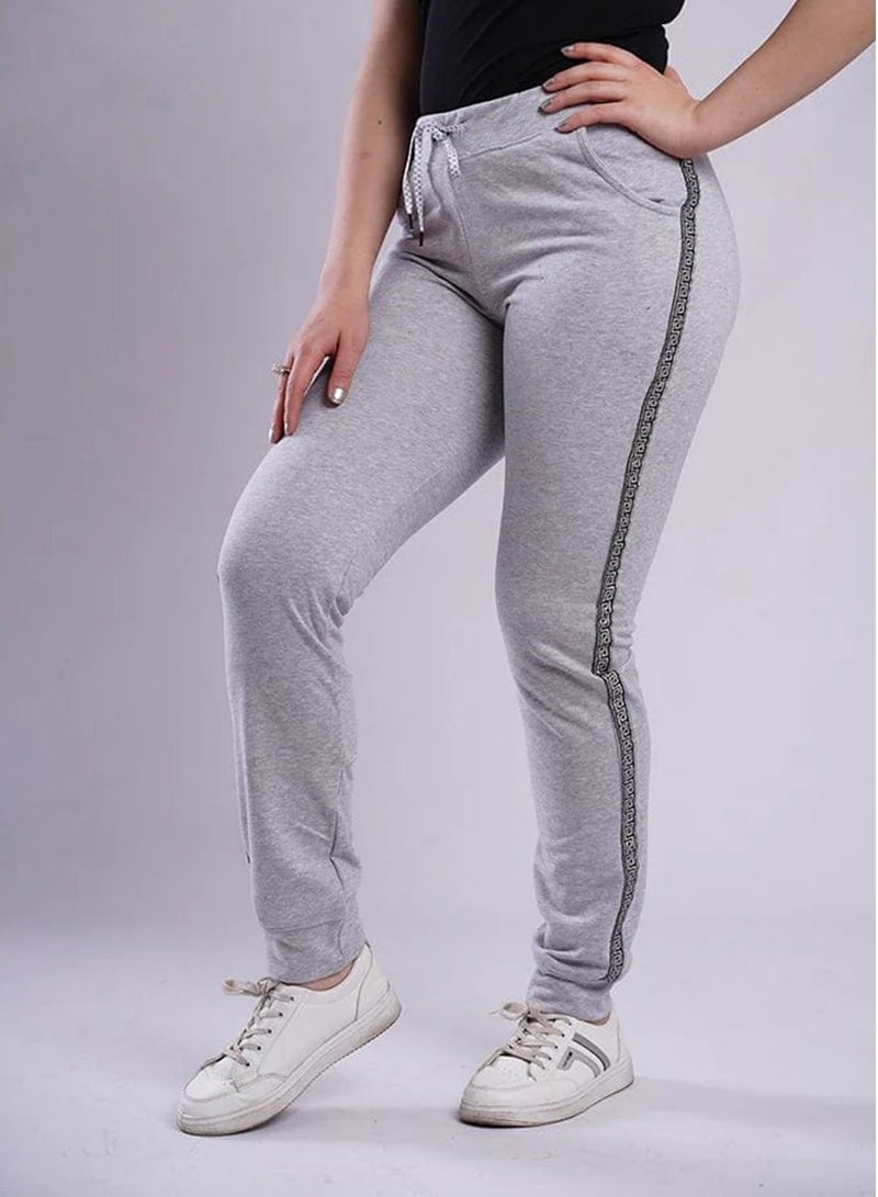 Women's summer Melton cotton - Grey - Image 3