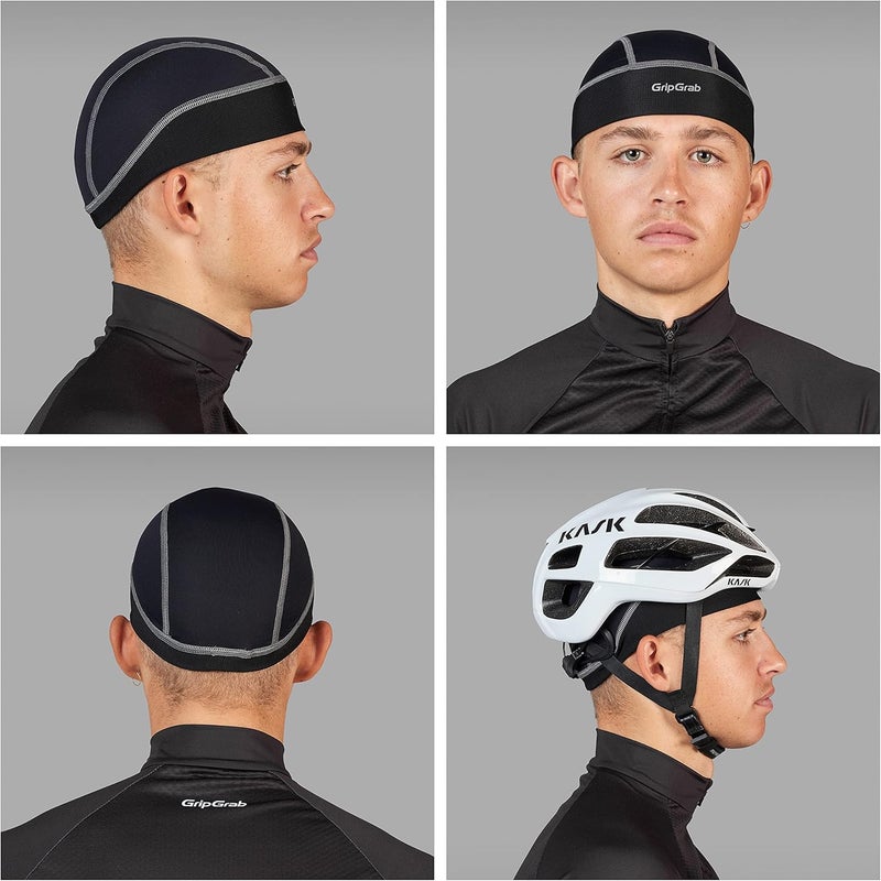 GripGrab UPF 50+ Lightweight Summer Cycling Skull Cap UV Protection Under Helmet Liner SPF Hot Weather Bicycle Headwear - Image 3
