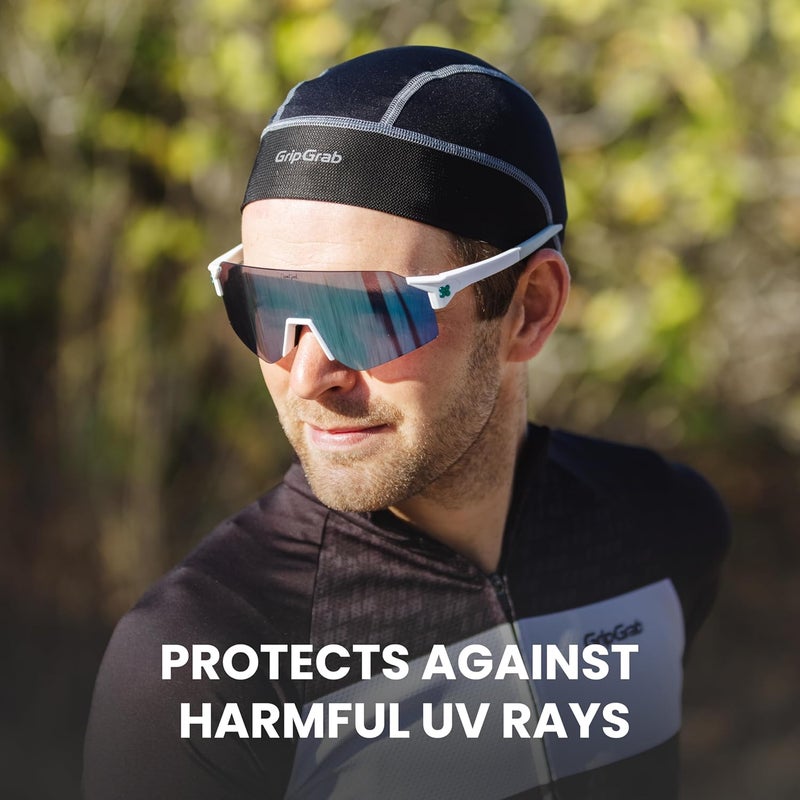 GripGrab UPF 50+ Lightweight Summer Cycling Skull Cap UV Protection Under Helmet Liner SPF Hot Weather Bicycle Headwear - Image 5