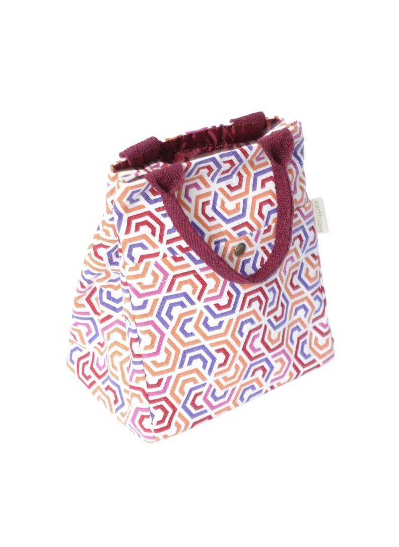 earthsave Earthsave Eco Insulated Lunch Bag for Office Men & Women | Lunch Box Bag for Kids | Canvas Tiffin Bags for School | Drawstring Lunch Bag  - Image 5