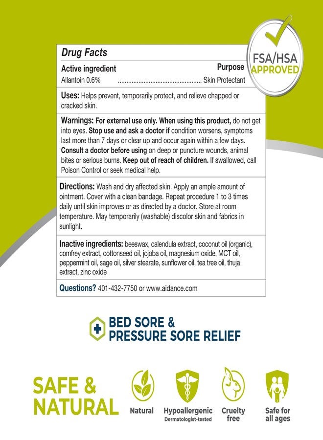 terrasil Bed Sores Treatment Cream & Pressure Sores Cream – Natural Ingredients for Healing of Bedsores, Ulcers & Wounds, 3X Power for Fast Soothing Relief (3oz - Image 5