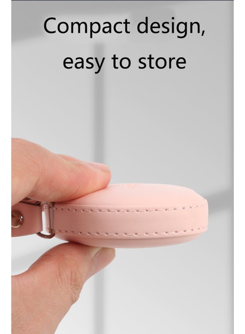 شريط قياس صغير على شكل قلب، مسطرة ناعمة، محمول، شريط قياس قابل للسحب تلقائيًا للملابس والجلود، بمقياس 1.5 متر - Image 2