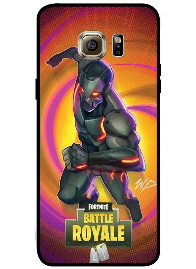 EYE CATCH - Protective Case Cover For Samsung Galaxy S6 Edge Plus Smart Series Printed Protective Case Cover for Samsung Galaxy S6 Edge Plus Fortnite Battle Royale - Image 1