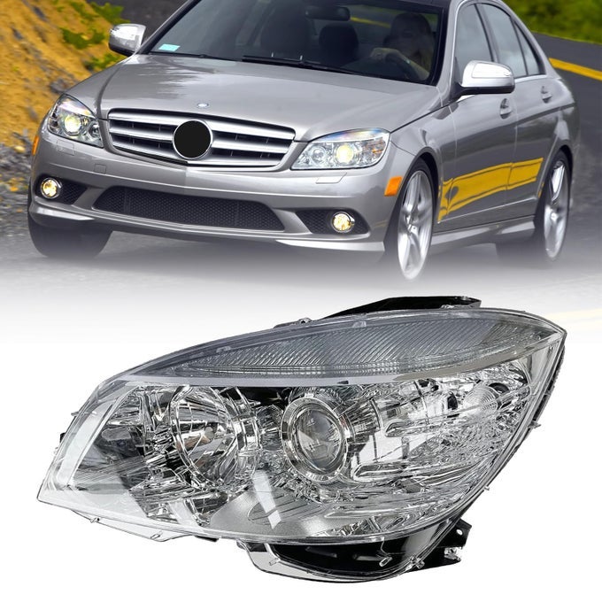 Headlight Compatible For Mercedes Benz W204 C Class C300 C230 C350 2008 2009 2010 2011 Headlamp Left Side