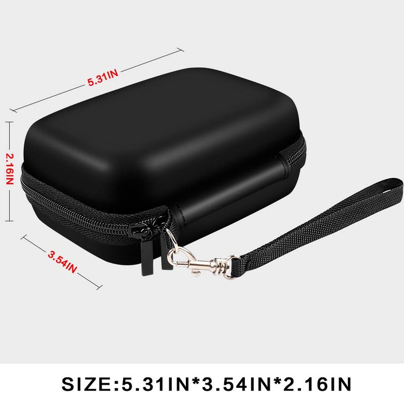 Comecase حقيبة ميكروسكوب متوافقة مع كارسن مايكروفليب 100x-250x / لكارسن مايكروبرايت بلس 60x-120x ميكروسكوب محمول مضاء LED، حافظة تخزين للميكروسكوبات المحمولة - أسود (حقيبة فقط) - Image 5