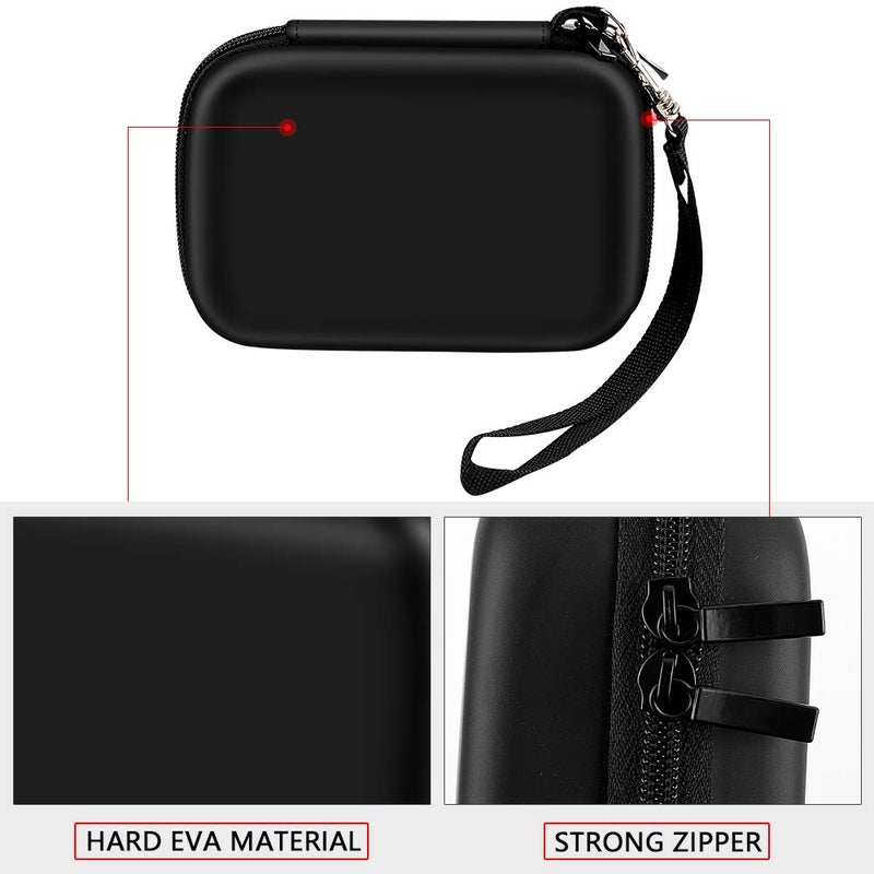 Comecase حقيبة ميكروسكوب متوافقة مع كارسن مايكروفليب 100x-250x / لكارسن مايكروبرايت بلس 60x-120x ميكروسكوب محمول مضاء LED، حافظة تخزين للميكروسكوبات المحمولة - أسود (حقيبة فقط) - Image 4