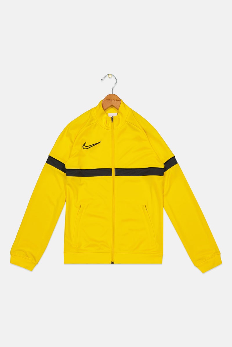 Nike Kids Boy Sportswear Fit Training Jacket, Yellow - Image 1