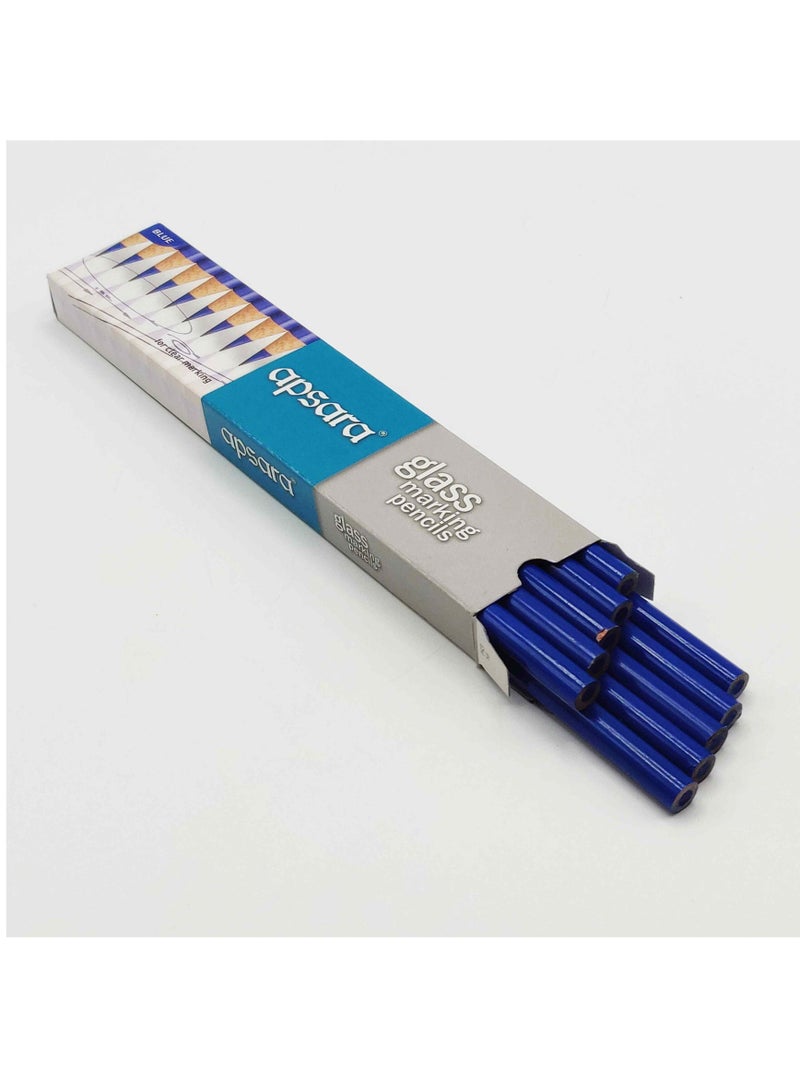 Apsara 10 Pcs Glass Marking Pencils
