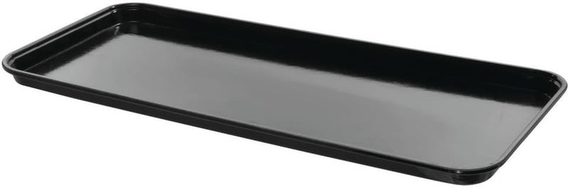 Hubert Black Bakery Tray - 25 1/2" L x 8 3/4" W x 1" H - Image 3