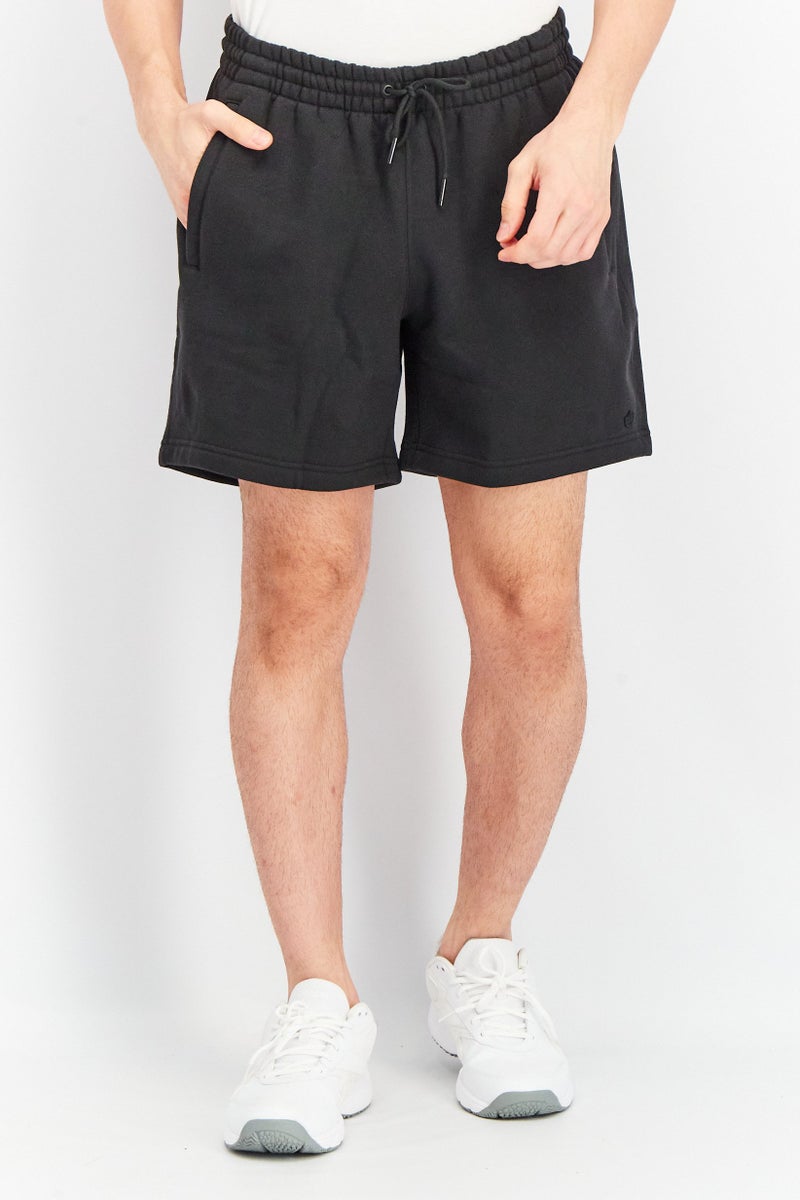 adidas Originals Men Sportswear Fit Drawstring Trefoil Shorts, Black  - Image 1