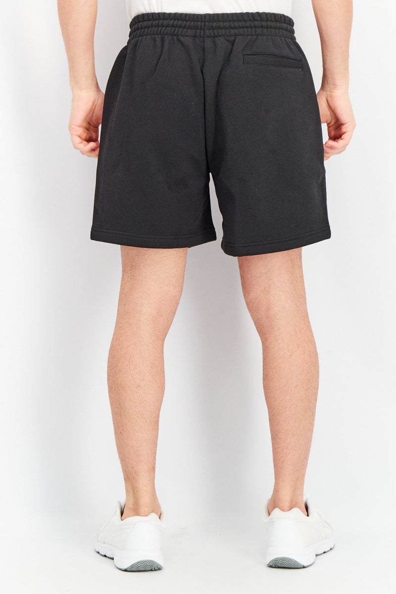 adidas Originals Men Sportswear Fit Drawstring Trefoil Shorts, Black  - Image 3