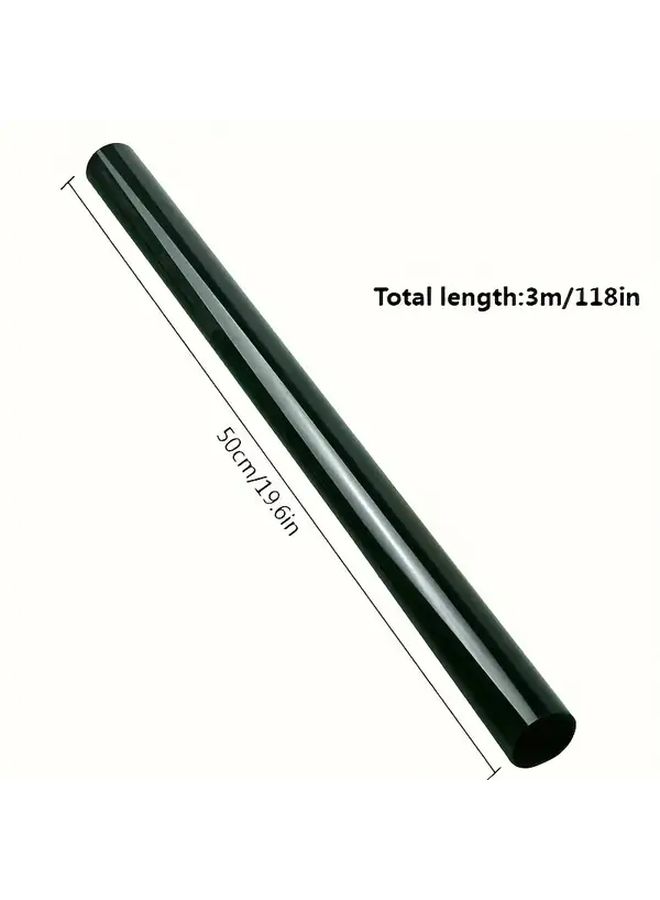Heat Glare UV Blocking Window Tint Film Roll 19 69inch By 118 11inch 50 Transmittance - Image 2