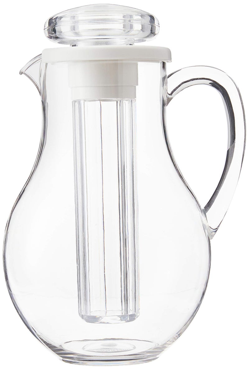 Winco Winco Polycarbonate Water Pitcher with Ice Tube Core, 2-Quart  - Image 3