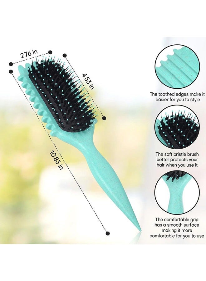 Curling Comb, 2Pcs Curly Hair Brush, Curl Defining Brushes, Hair Styling Brush for Combing and Shaping Curly - Image 3