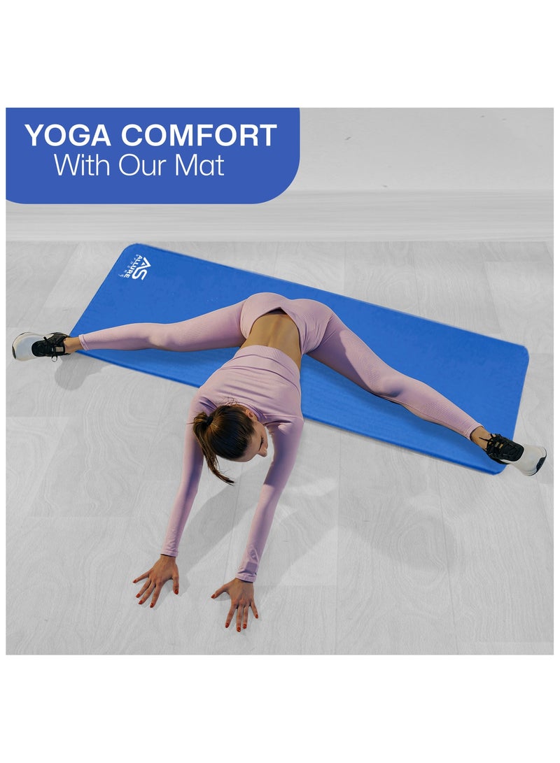 Allure Sphere Sphere Yoga Mat 10Mm Thick Double Sided Non-Slip Nbr Exercise Mat - Ideal Floor Mat For Gymnastic Pilates Fitness Workout Stretching - Training Equipment For Home Gym & Outdoor - Image 2