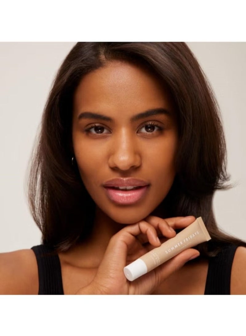 Summer Fridays Lip Butter Balm - Conditioning Lip Mask and Lip Balm for Instant Moisture, Shine and Hydration - Sheer-Tinted, Soothing Lip Care - Vanilla (.5 Oz) - Image 3