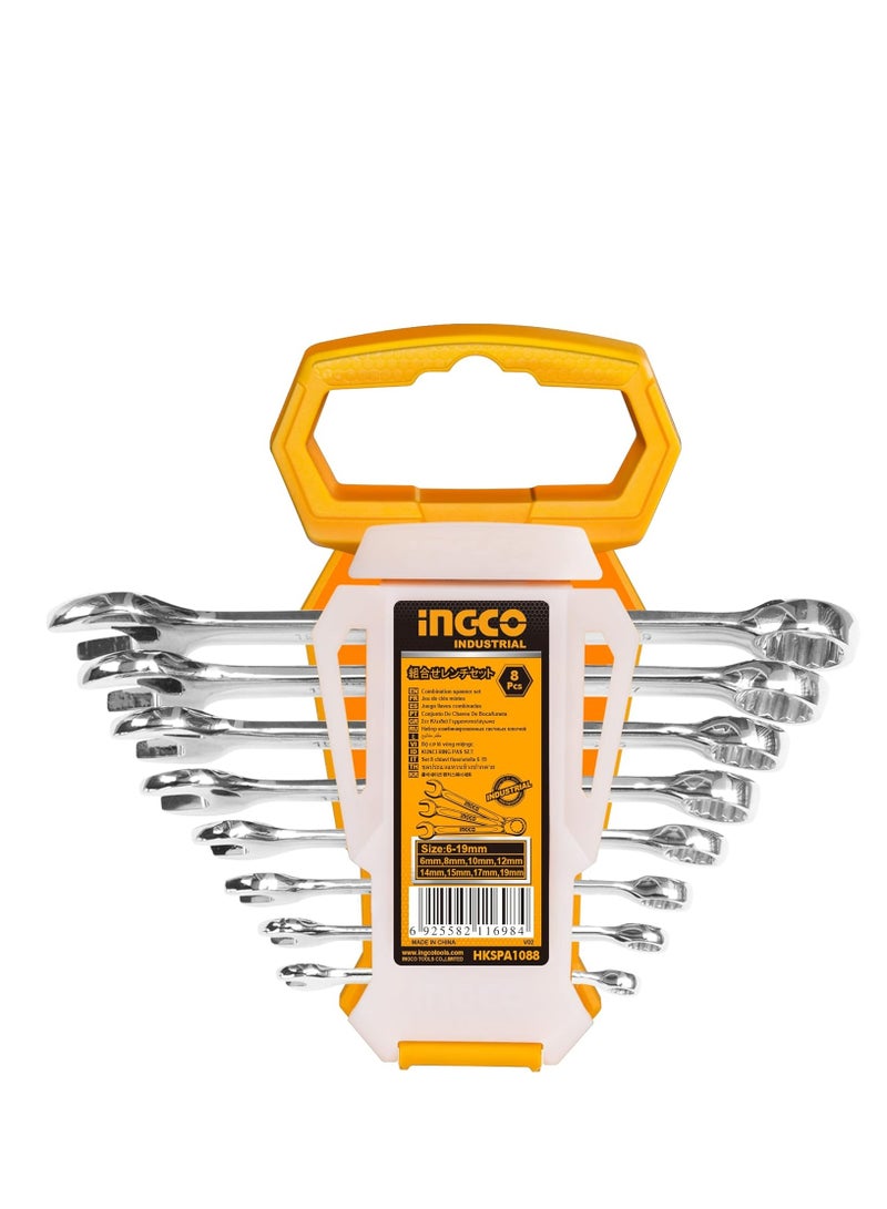 INGCO INGCO 8PCS Combination Spanner Set - HKSPA1088  - Image 1