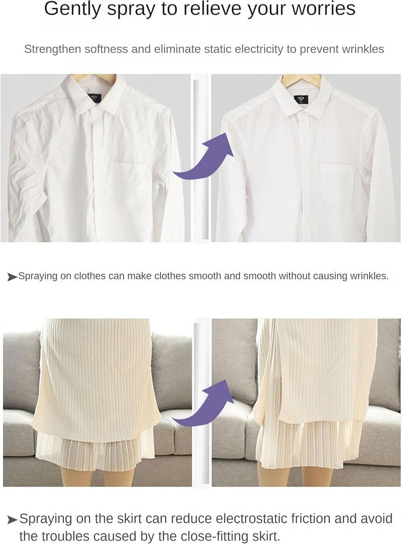 Antistatic Spray for Clothes, Anti-Wrinkle & Static Removal, Professional Protection and Softening for Garments - Image 3