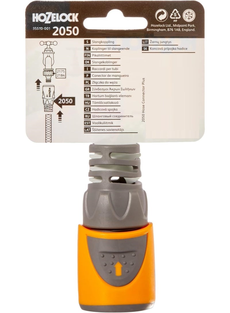 Hozelock Hose End Connector Plus Soft Touch Watertight Non-Slip Flexible Connector Prevents Twisting Swelling And Leaks 12.5-15Mm - Image 2