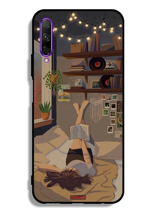 Tolwak Huawei Y9s Protective Case Cover Studying Art - Image 2
