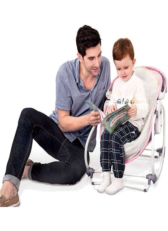 Mastela Mastela - 5-in-1 Multifunctional Comfortable Baby Bassinet Cradle Bed With Attractive Lighting & Musical Toy - 6033  - Image 4