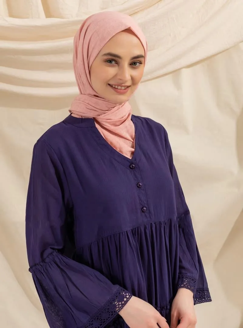 اليش شيل بيزي Tiered Cotton Dress