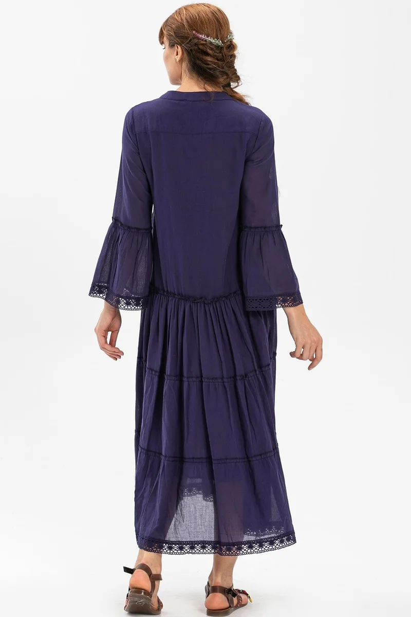 اليش شيل بيزي Tiered Cotton Dress