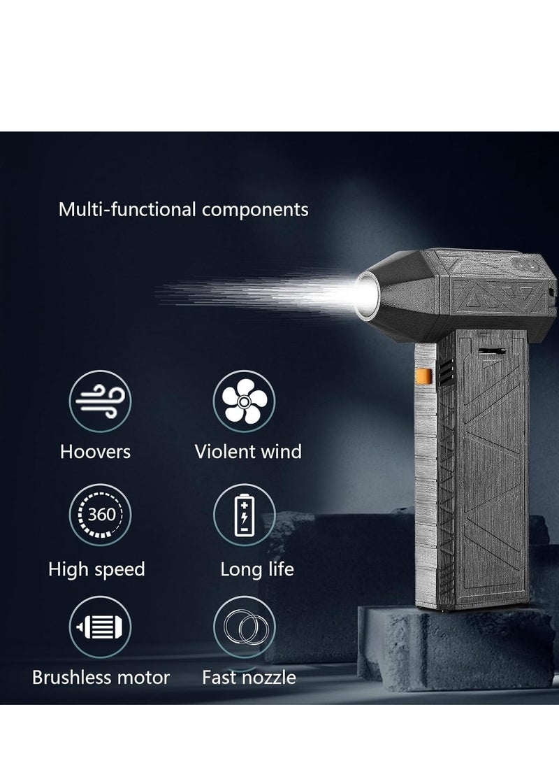 Generic Jet Fan Mini Blower, Multi-Purpose Jet Blower, Compact High Speed Turbo Jet Blower, Portable Rechargeable, Large Capacity Battery and Quick Charge Feature  - Image 3