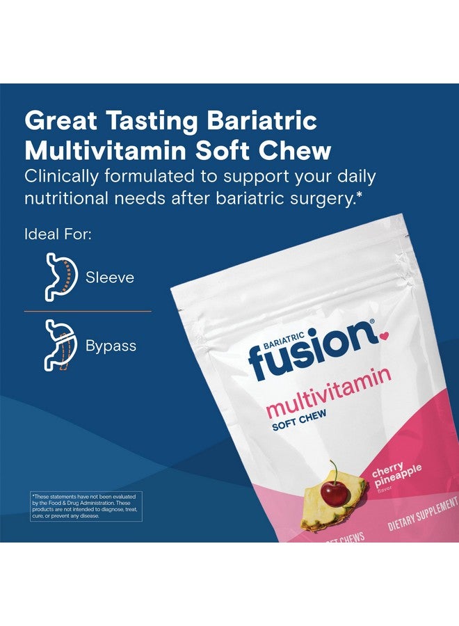Bariatric Fusion Bariatric Multivitamin Chewable Soft Chew | Cherry Pineapple Flavor | Chewy Bariatric Vitamins for Post Bariatric Surgery Patients | 60 Count | 1 Month Supply - Image 1