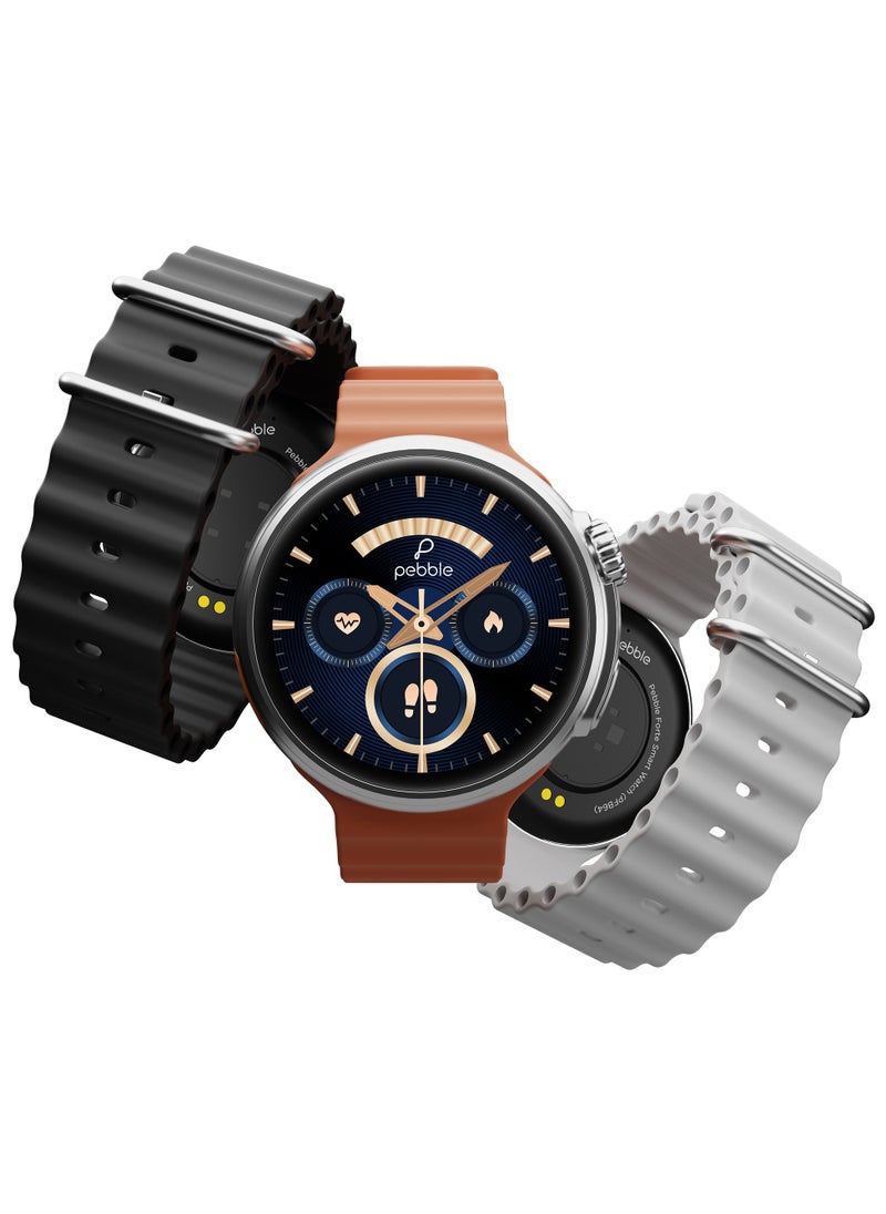 Pebble Forte 1.50" HD Infinite Display, BT Calling, Health Suite, Multi Sports, Premium Build, Alaram & Notification  - Image 2