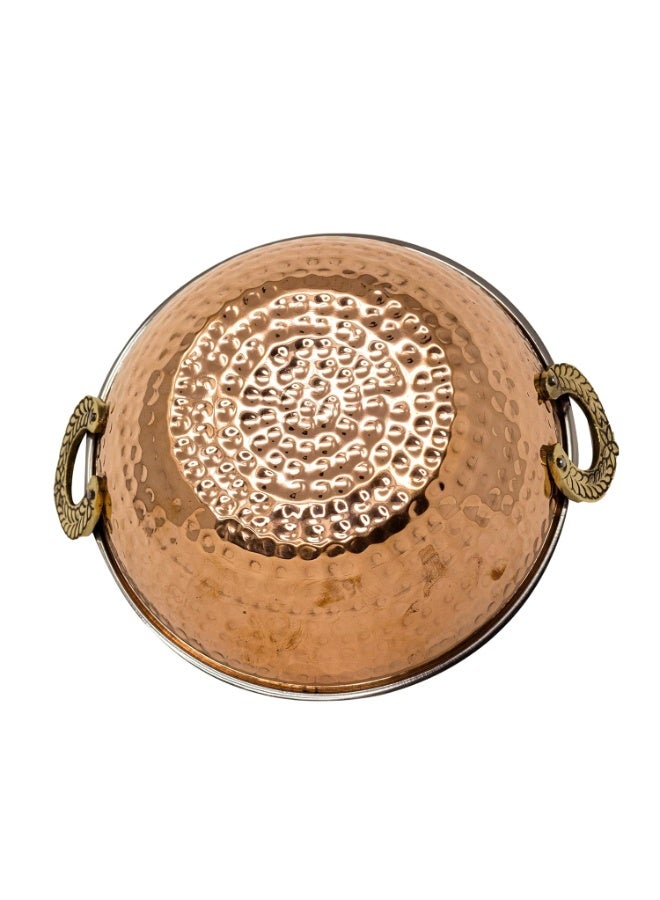 Rock Tawa مقلاة نحاسية مطروقة من روك تاوا مقاس 6 بوصات مع فولاذ مقاوم للصدأ (صغيرة) - Image 3
