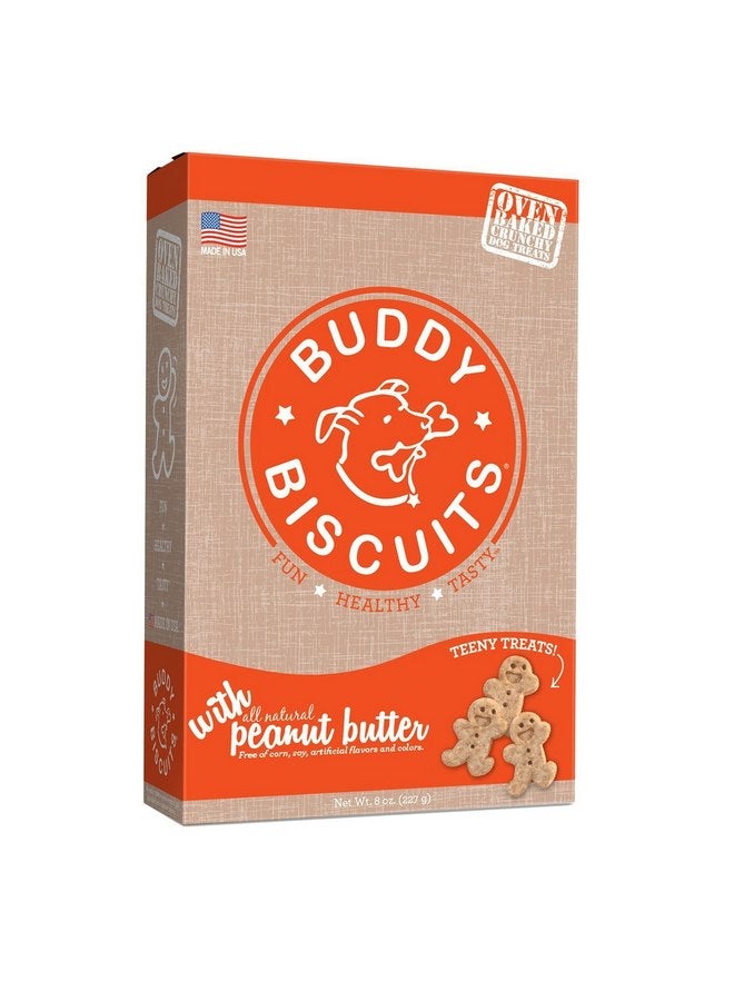 Buddy Biscuits Oven Baked Teeny Treats with Peanut Butter - (6 pack) - Image 1