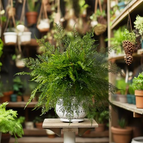 Bailikang 4PCS Lifelike Fake Fern Plants UV Resistant Artificial Boston Ferns for Outdoor Indoor Large Fake Greenery Plants No Wither for Front Porch Garden Window Home Decoration - Image 5