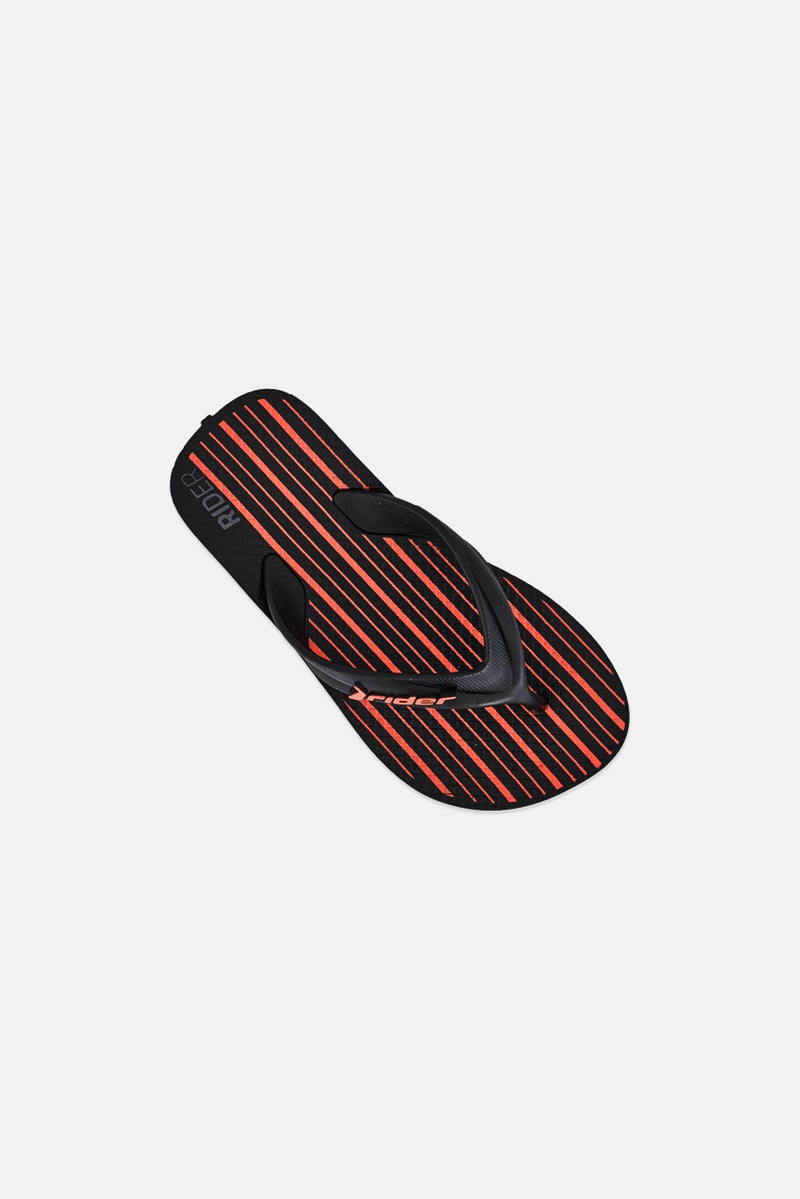 RIDER Kids Boy Brand Logo Slip On Slippers, Multicolor - Image 4