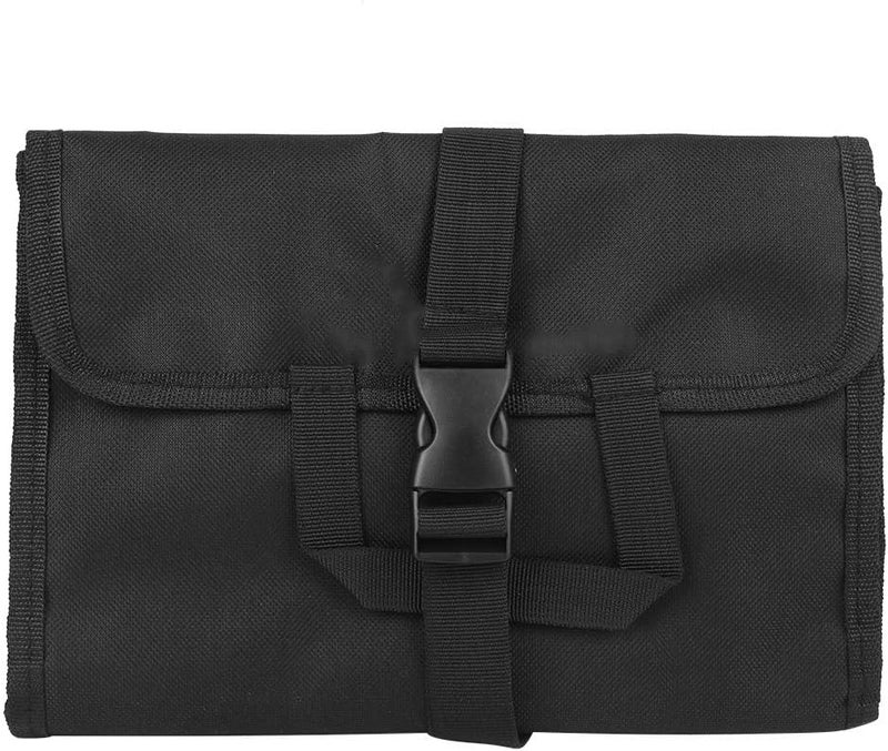 Portable Tool Storage Bag, Oxford Cloth, Black, Lightweight and Durable - Wear - Material, Multiple Pockets, Ideal for Mechanics and DIY Enthusiasts - Image 1