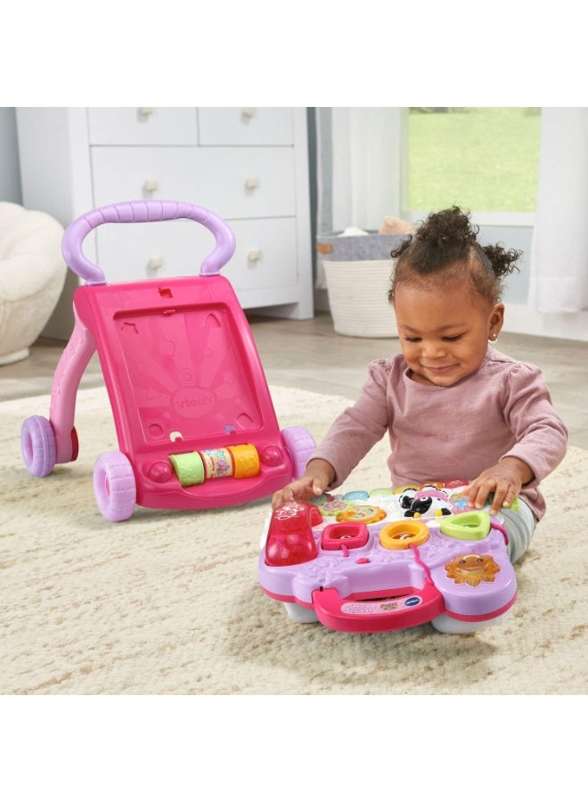 VTech Sit-to-Stand Learning Walker (Frustration Free Packaging), Pink - Image 5