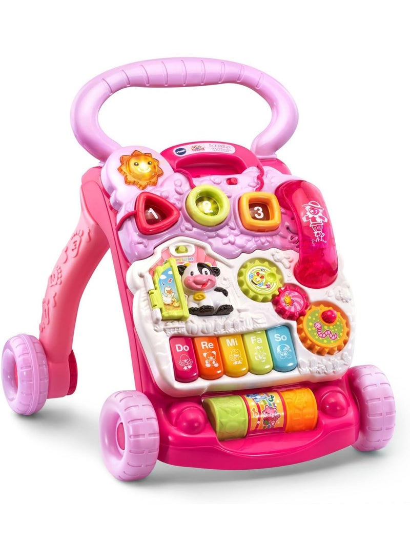 VTech Sit-to-Stand Learning Walker (Frustration Free Packaging), Pink - Image 2