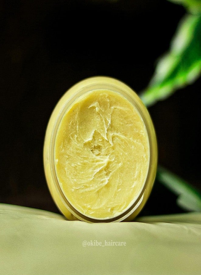 Raw African Shea Butter (500 ml) – Unrefined & 100% Pure – Ethically Sourced from Nigerian Villages – Natural Moisturizer for Hair & Skin – Large Jar, Handmade by Okibe Haircare - Image 2