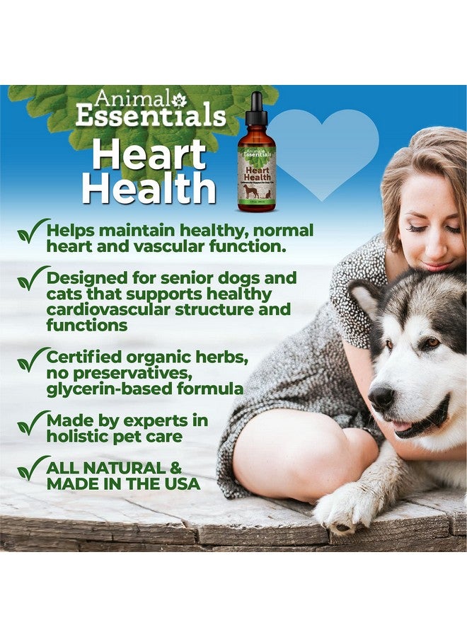 Animal Essentials Heart Health for Dogs & Cats - Cardiovascular Support Supplement, Healthy Heart, Organic Hawthorn Berry, Herbal Tincture - 2 Fl Oz - Image 2