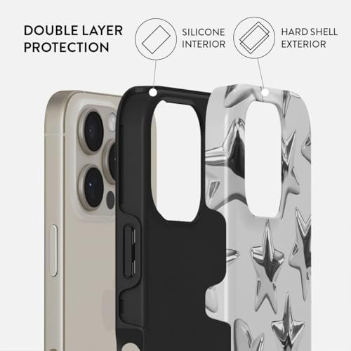 BURGA Unisex Phone Case for iPhone 16 Pro – Dual-Layer Hybrid Design with Shock-Absorbing TPU & Durable Exterior, Scratch-Resistant Finish and Raised Bezel Edge for Screen Protection & Daily Use - Image 2