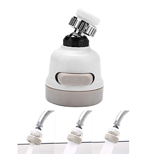 COOFANDY 2 Pack Plastic 360 Degree Rotating Tap Water Sprinkler, Sprayer Faucet Nozzle for Kitchen Sink and Bathroom with Adjustable Modes - Image 1