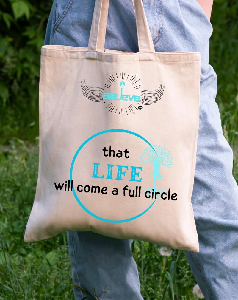 STRUTT حقائب قماش قابلة لإعادة الاستخدام أؤمن بها | حقيبة تسوق قطنية عضوية 100% | متعددة الأغراض صديقة للبيئة | حقيبة قماش متينة بسعة 15 كجم | حقيبة كلية للاستخدام اليومي | عبوة واحدة (في الحياة) - Image 3