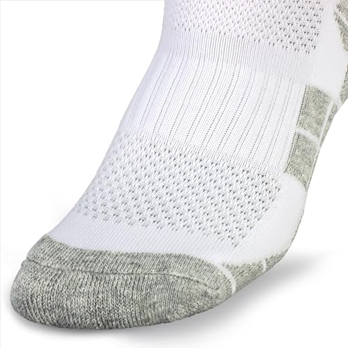CWVLC Toddler Soccer Socks Kids Football Sport 3 Pairs Team Athletic Knee High Long Tube Cotton Compression Socks White XSmall 12C13C Kids 1Y3Y Youth - Image 3
